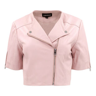 Kirsi Cropped Biker Jacket