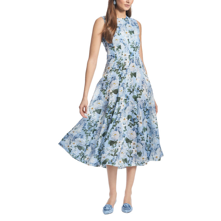 Mariposa Sleeveless Floral Midi Dress image number null