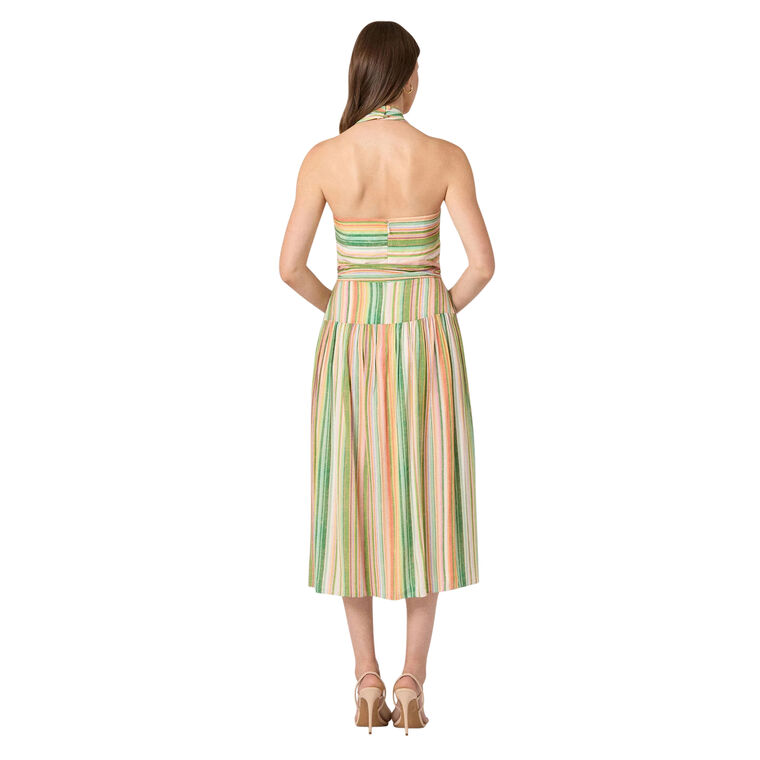 Florentine Sleeveless Halterneck Midi Dress image number null