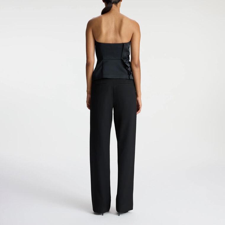 Nata Strapless Satin Top image number null