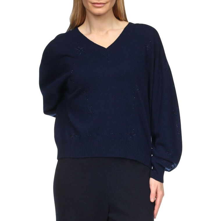 Stargazer Hotfix V-Neck Sweater image number null