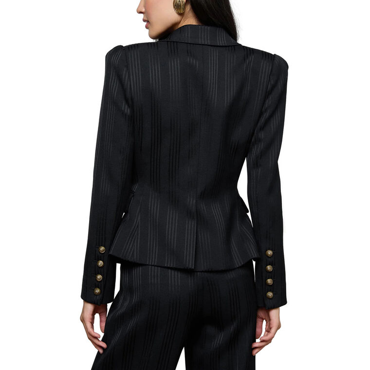 Kaisley Faux Fur Collar Blazer image number null