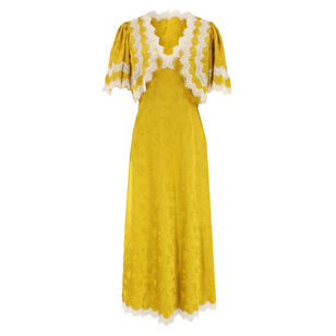 Shay Lace Cape Midi Dress