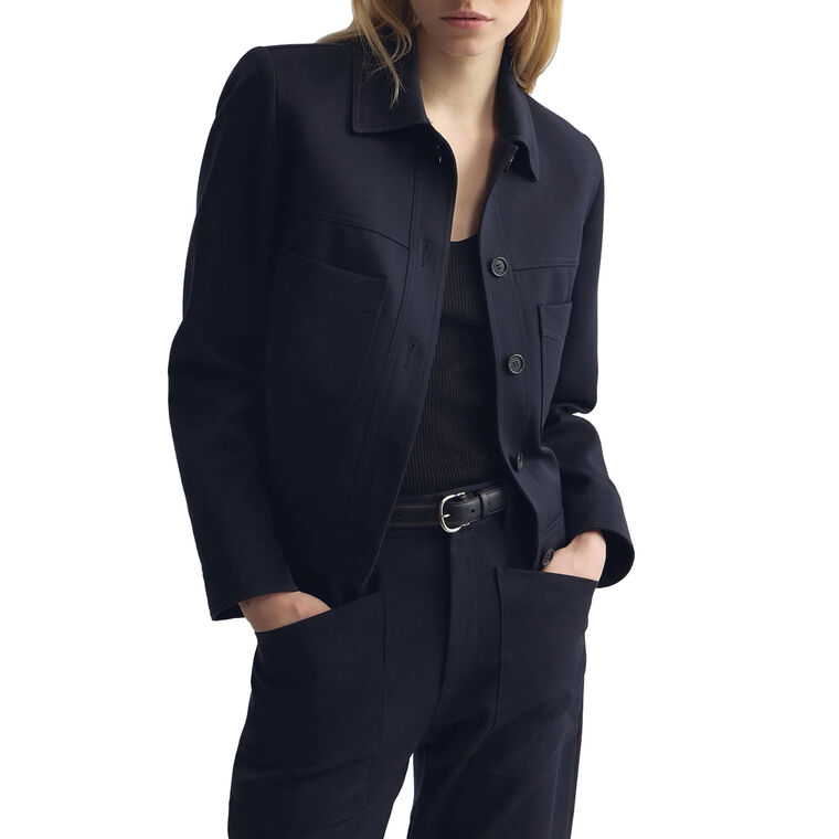 Susannah Wool Front Pocket Jacket image number null