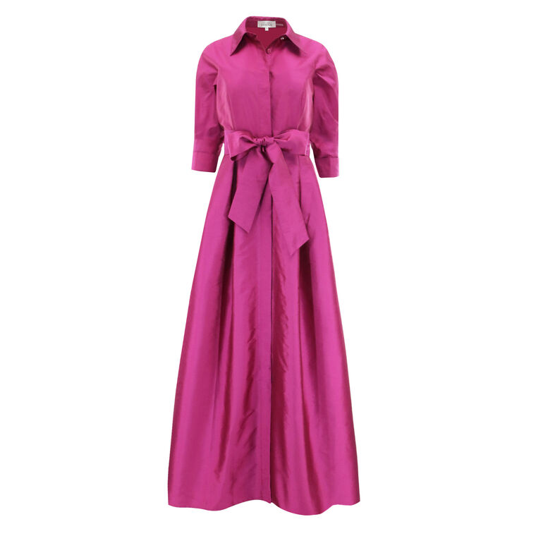 Taffeta Shirt Waist Gown image number null