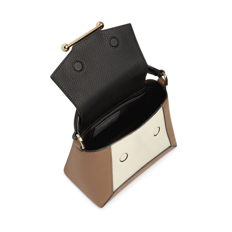 Mosaic Nano Leather Top Handle Bag image number null