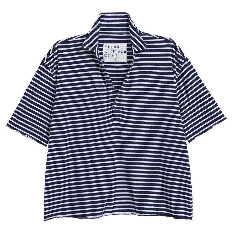 Patty Short-Sleeve Popover Henley image number null