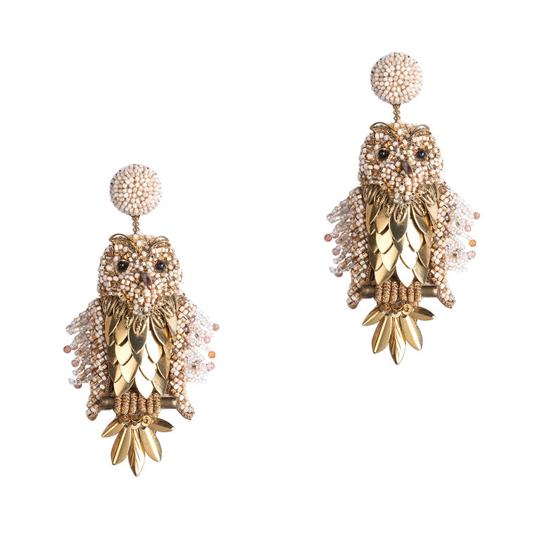 Tawny Owl Earrings image number null