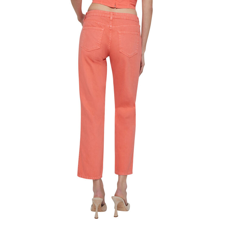 Nevia Low Rise Slouch Straight-Leg Jean image number null