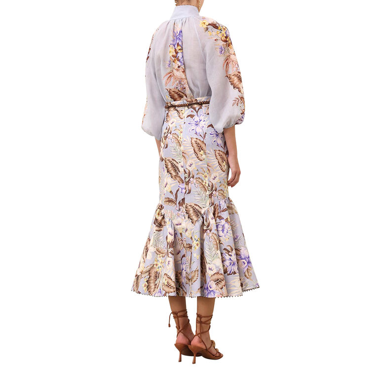 Coco Fit And Flare Midi Skirt image number null