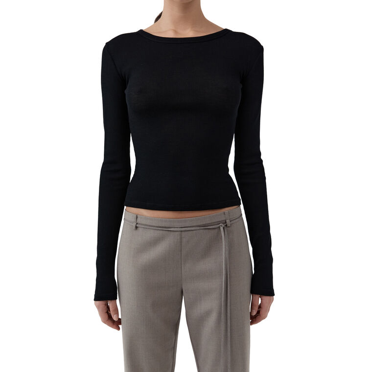 Baby Wool Long Sleeve Top image number null