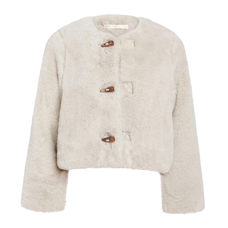 Colette Faux Fur Toggle Jacket image number null