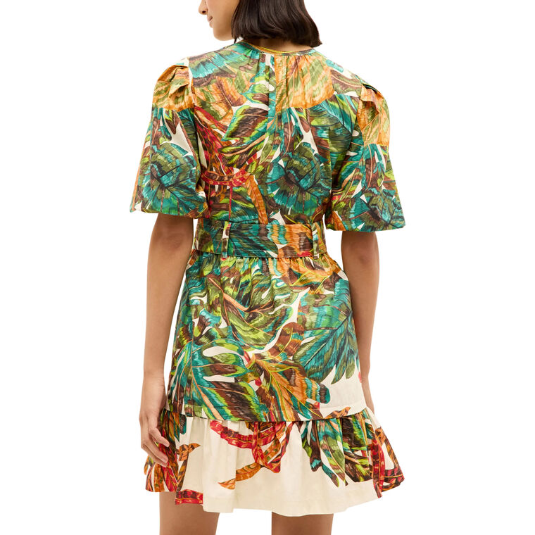 Gwyneth Belted Short Sleeve Mini Dress image number null