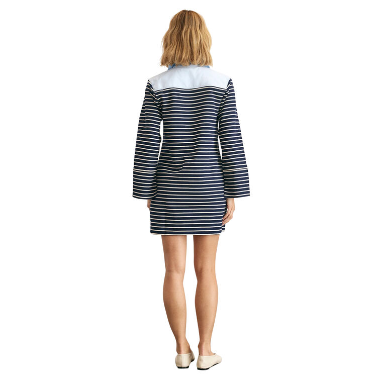 Whitney Long Sleeve Collared Mini Dress image number null