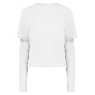 2Tee Double-Layered Crewneck Shirt