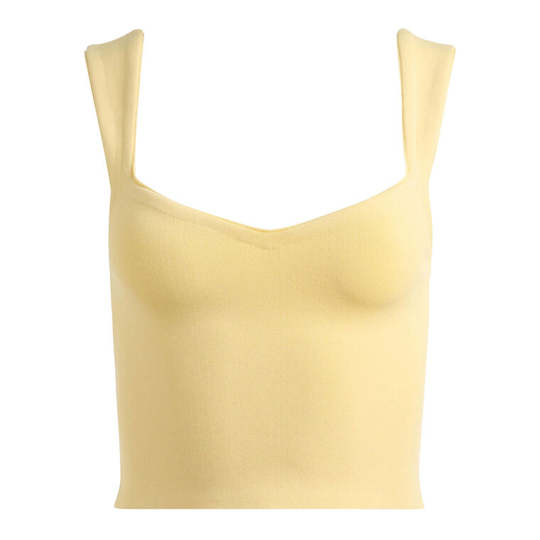 Edin Cropped Sweetheart Tank image number null