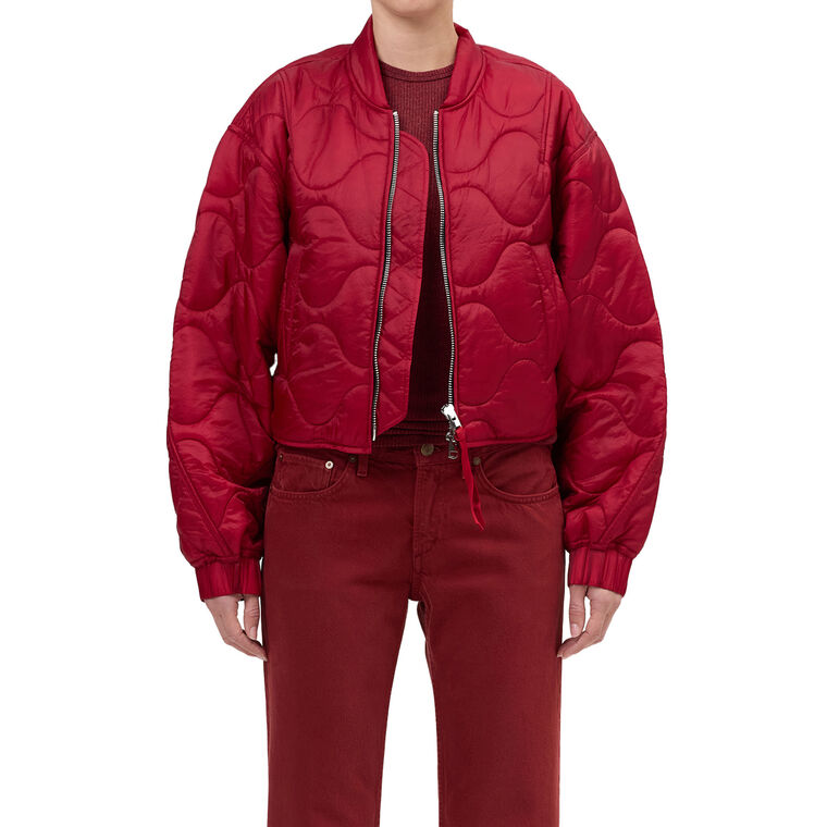 AGOLDE x Shoreditch Ski Club Iona Quilted Jacket image number null