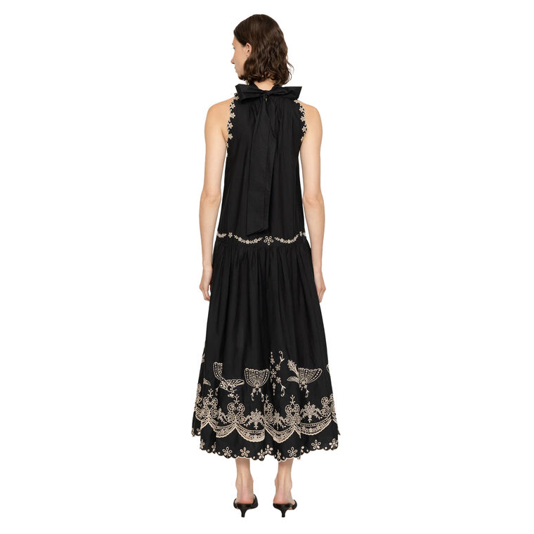 Kingsley Embroidery Tank Midi Dress image number null