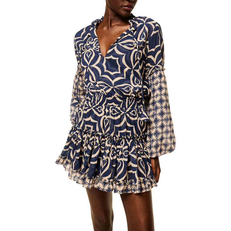 Elisabetta Long Sleeve Mini Dress image number null