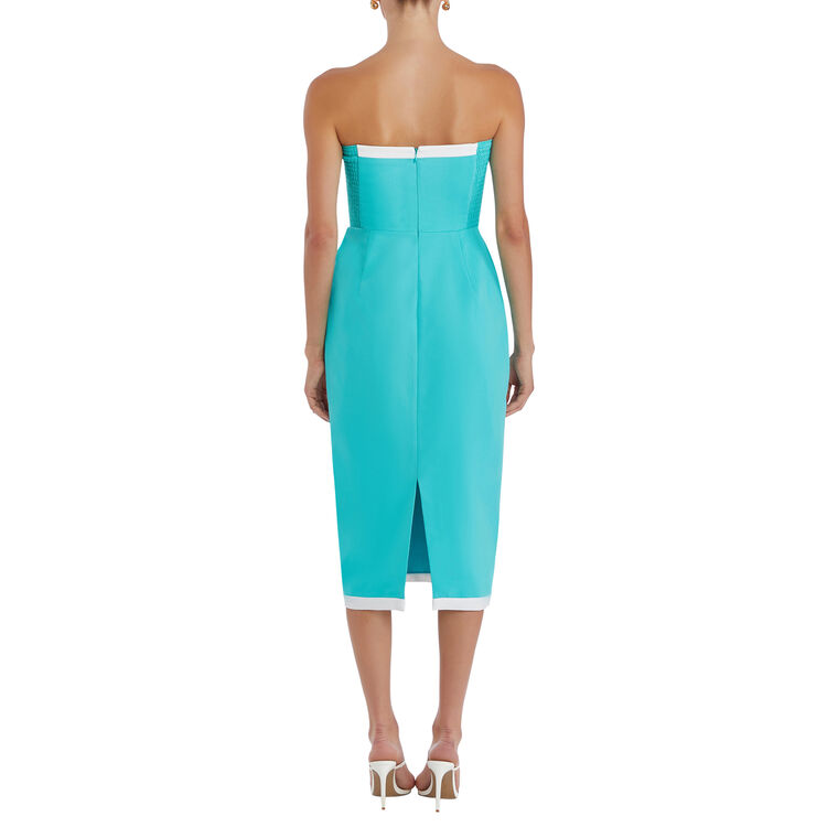 Strapless Martini Midi Dress image number null