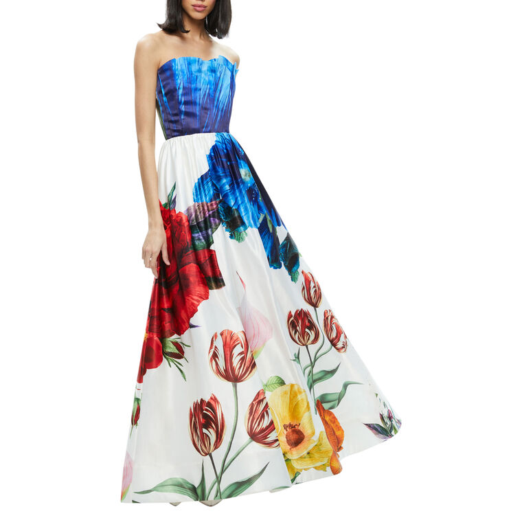 Stella Strapless Gown image number null