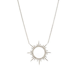 Open Sunburst Necklace