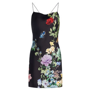 Harmony Cowl Back Mini Slip Dress