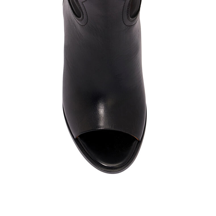 Bianca 95mm Mesh Detail Peep-Toe Bootie image number null