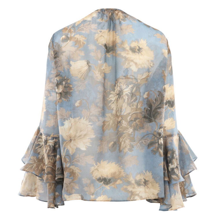 Mullin Floral Trumpet Sleeve Shirt image number null