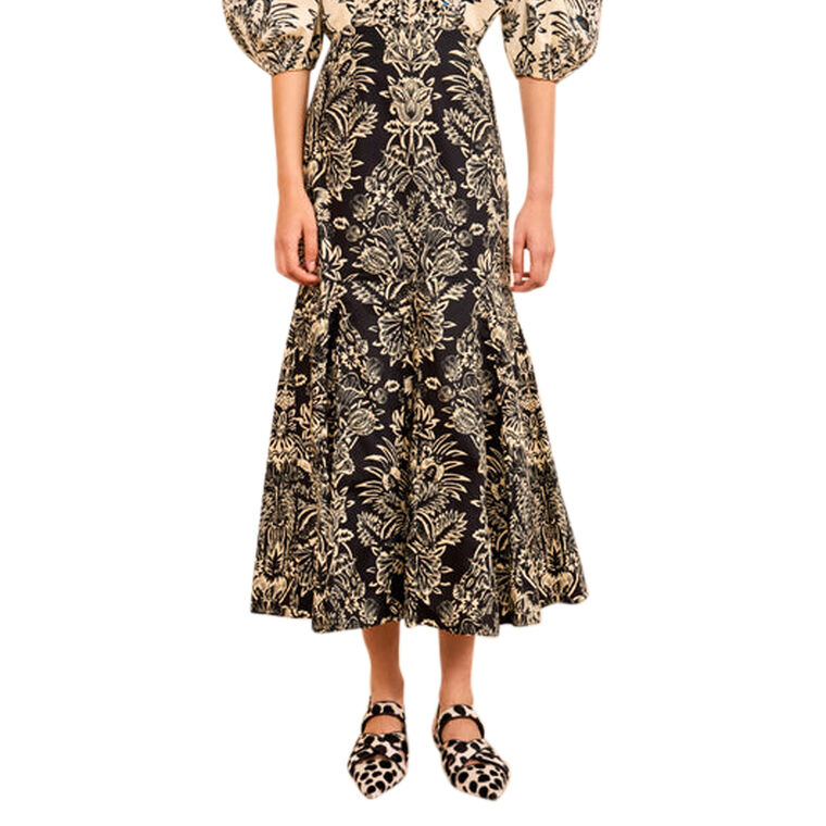 Clarisse Trumpet Midi Skirt image number null