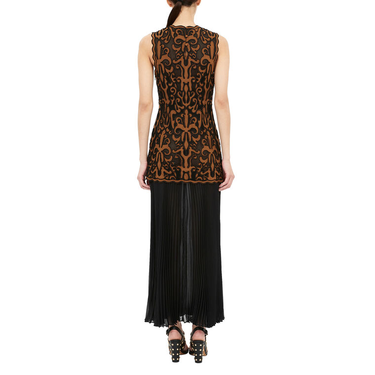 Auryn Applique Sleeveless Midi Dress image number null