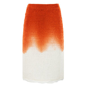 Wool And Silk Overdyed Skirt