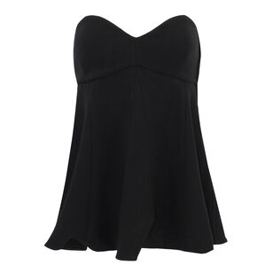 Melee Crepe Strapless Top