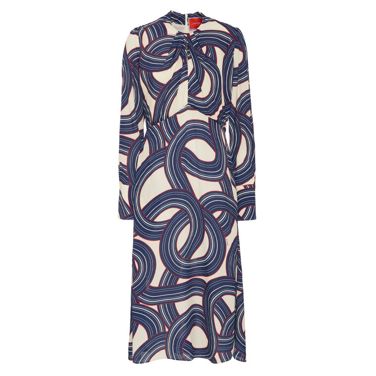 Eve Long Sleeve Midi Dress image number null
