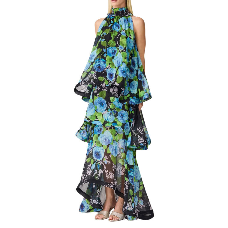 Briony Sleeveless Tiered Gown image number null