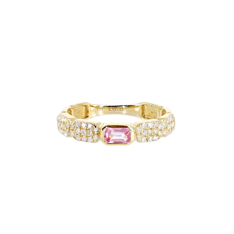 Chemin Pink Diamond Ring image number null