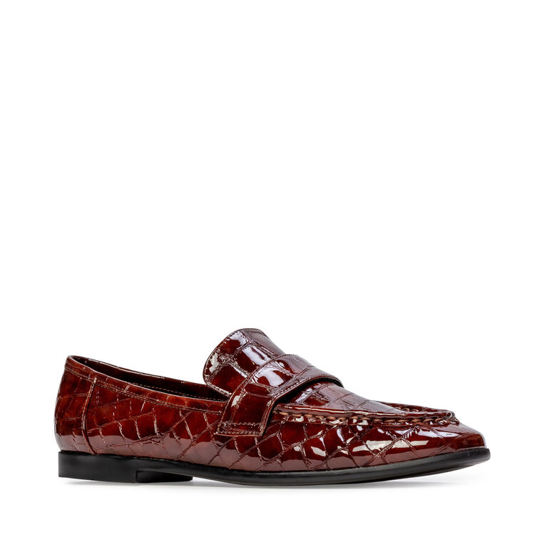 Arrow Croc-Embossed Loafer image number null