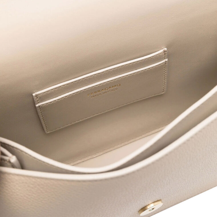 Double Gancio Leather Crossbody Bag image number null
