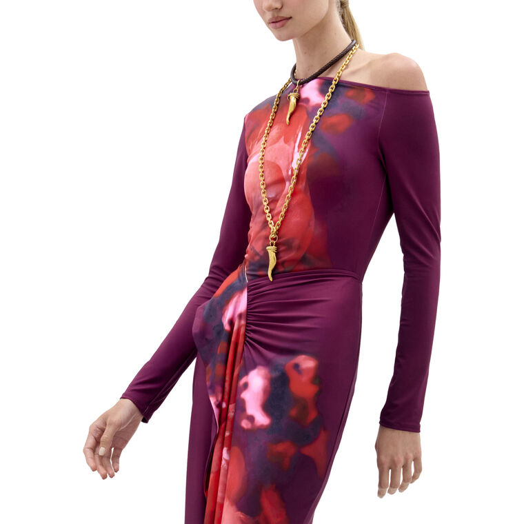 Sabra Long Sleeve Jersey Blouse image number null