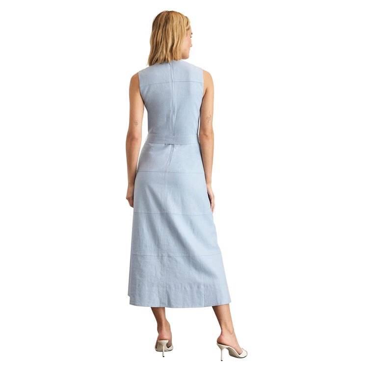 Reinella Sleeveless Belted Midi Dress image number null