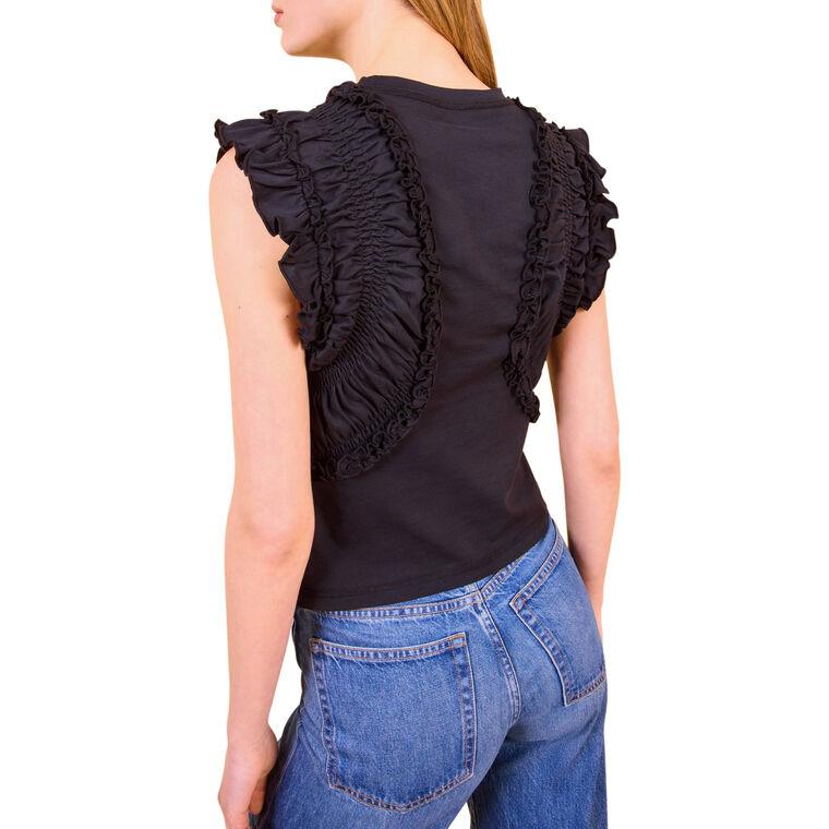 Val Sleeveless Ruffled Top image number null