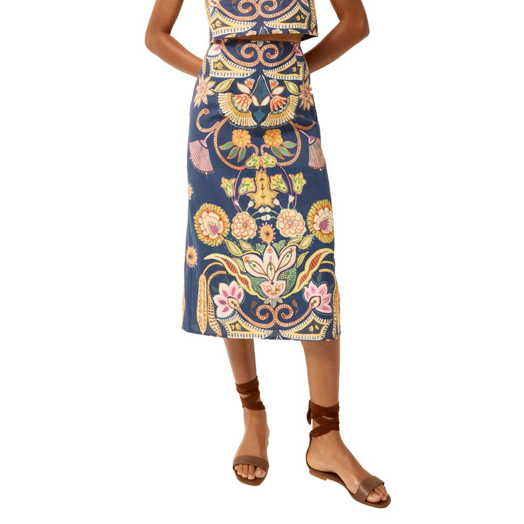 Sutton Midi Sheath Skirt image number null