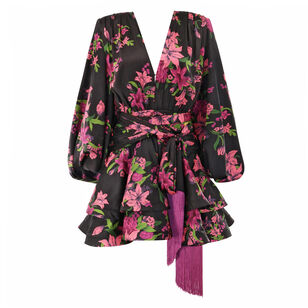 Bedouin Lily Long Sleeve Mini Dress