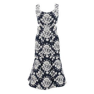 Frenchie Jacquard Dress