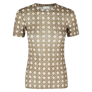 Darcy Printed Short Sleeve Crewneck Top