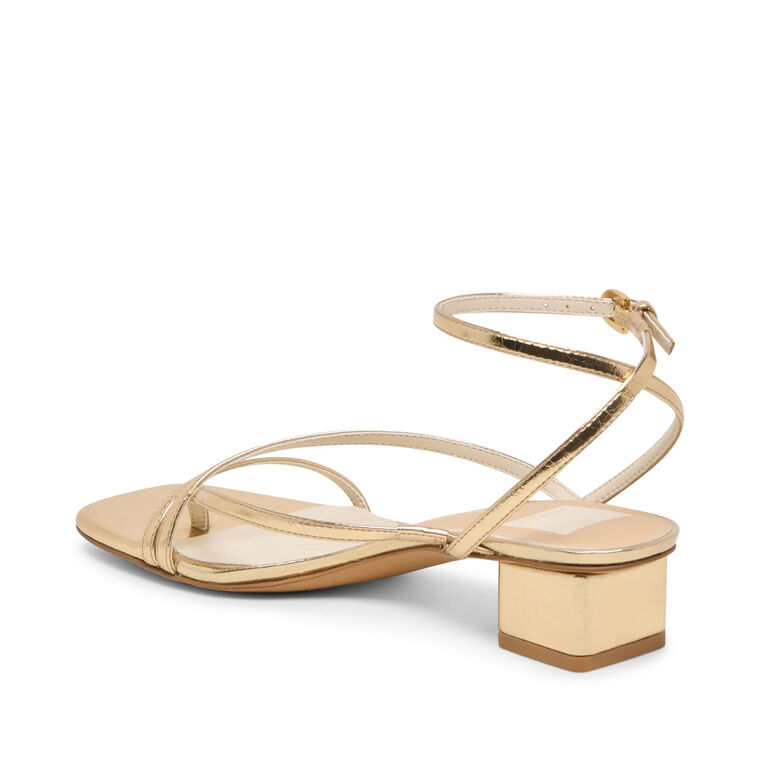 Karlos Metallic Block Heel Sandals image number null