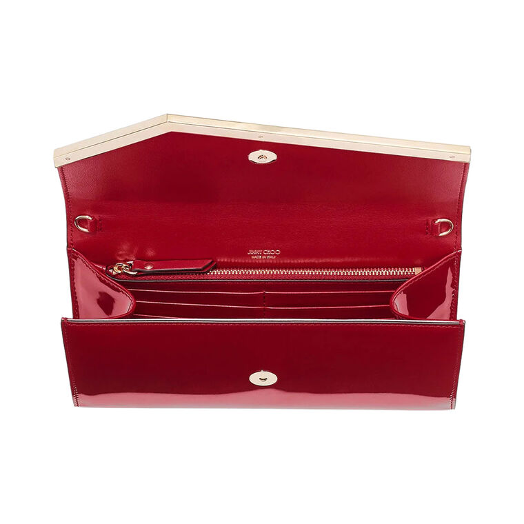 Emmie Patent Leather Clutch image number null