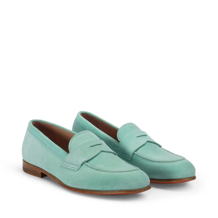 Vincia Suede Penny Loafer image number null