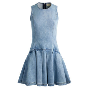 Adley Drop Waist Denim Mini Dress