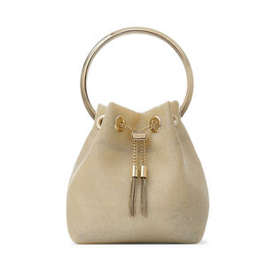 Bon Bon Metallic Mesh Bucket Bag